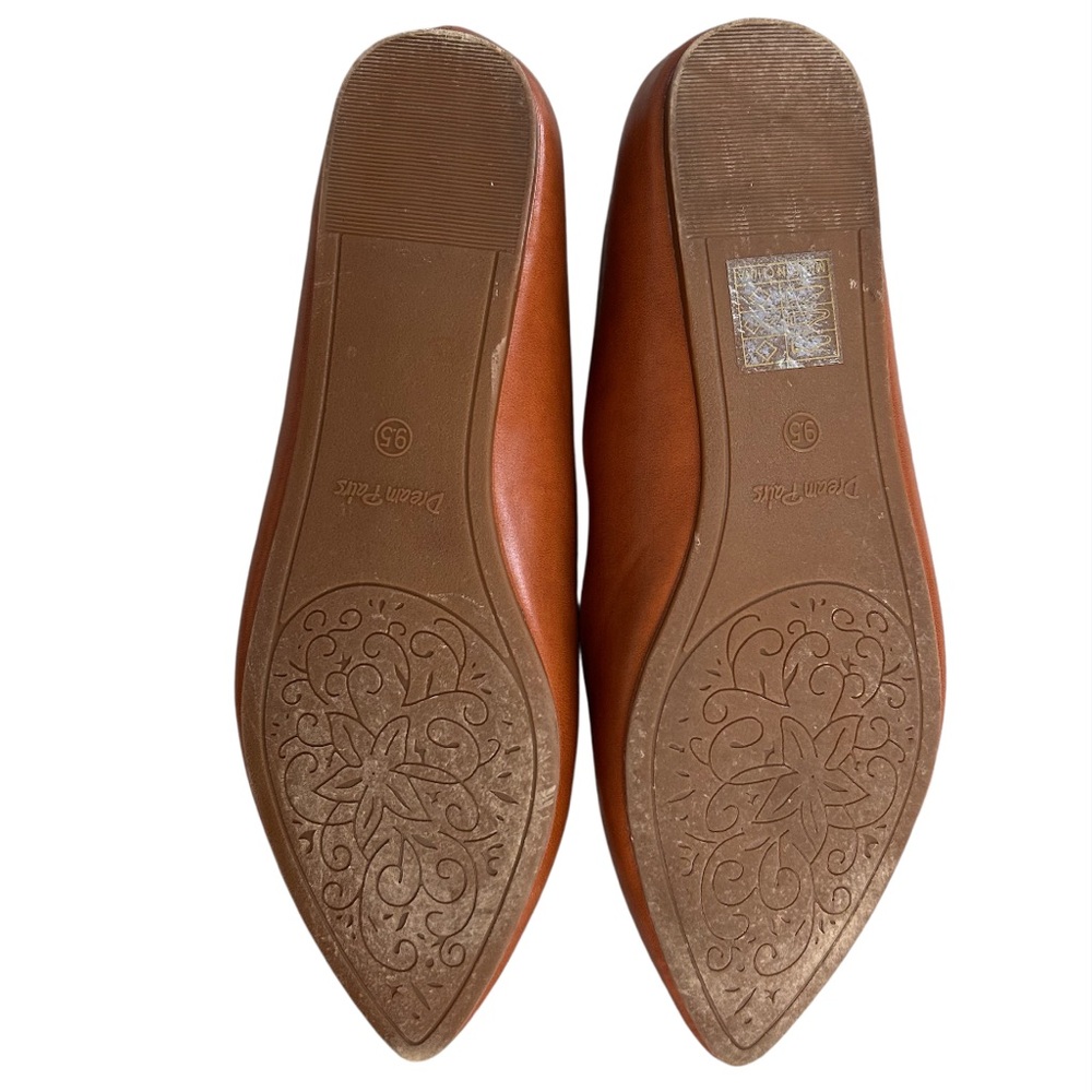 DREAM PAIRS‎ Sole-Classic Women’s Ballet Flats Cognac Pointed Toe - Picture 11 of 14